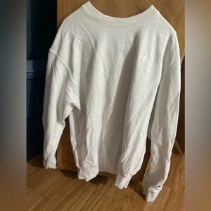 Men’s white Champion Hoodie size MEDIUM